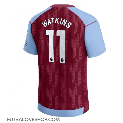 Dres Aston Villa Ollie Watkins #11 Domáci 2023-24 Krátky Rukáv